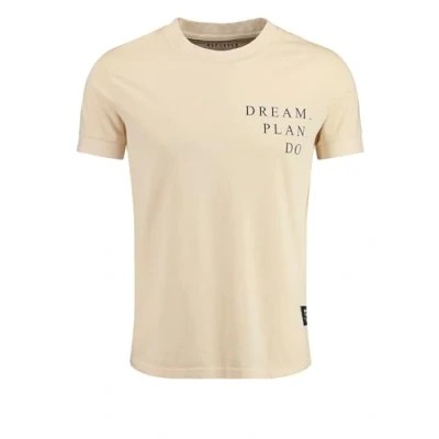 Afbeelding van Key Largo PLAN Round Tshirt print, Heren, Maat: Small, Bleached sand