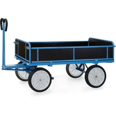Afbeelding van Fetra 6455V Trekkar Staal Poedercoating Laadvermogen (max.): 1000 kg Materiaal banden=Massief rubber