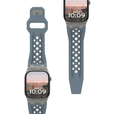 Afbeelding van UAG Urban Armor Gear Monarch Strap Apple Watch Ultra/42/44/45/46mm cloud (194158114136) (Apple Ultra), Horlogebandjes, Blauw