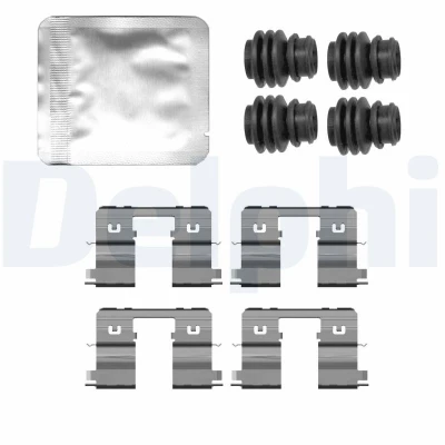 Afbeelding van DELPHI LX0789 Accessoireset, schijfremblok HONDA: CR V (RW, RT) 1.5 VTEC AWD, 2.0 e CVT Hybrid, i Hybrid 2.4