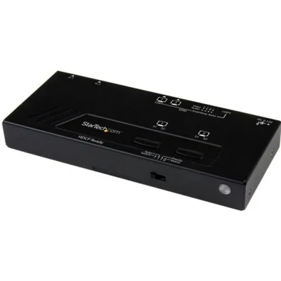 Afbeelding van StarTech.com 2x2 HDMI matrix switch met automatische en prioriteitschakeling 1080p