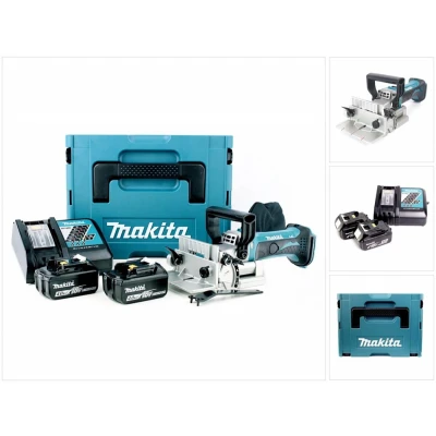 Afbeelding van Makita DPJ180RMJ 18V Li ion accu lamellenfrees set (2x 4.0Ah) in Mbox