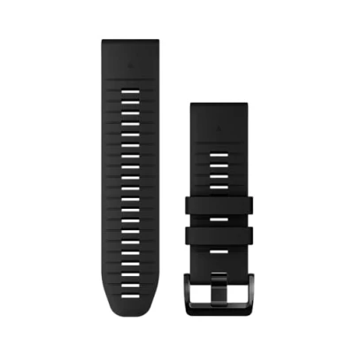 Afbeelding van Garmin Fenix/Epix, QuickFit Horlogeband, Siliconen, 26mm, Zwart
