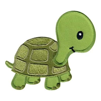 Afbeelding van PatchMommy Schildpad Strijkapplicatie Patch Applicatie Strijkembleem Strijkapplicaties Applicaties Kinderen