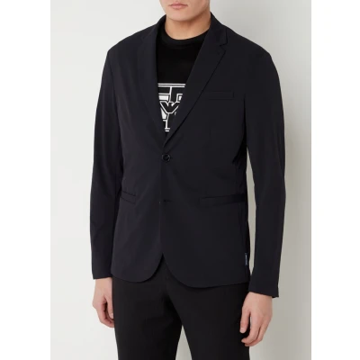 Afbeelding van Armani Exchange heren Regular fit colbert met paspelzakken in de kleur Donkerblauw, maat: 36