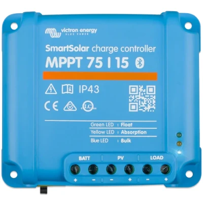Afbeelding van Victron MPPT 75/15 SmartSolar Zonnelader 12/24V 15A 8719076040804