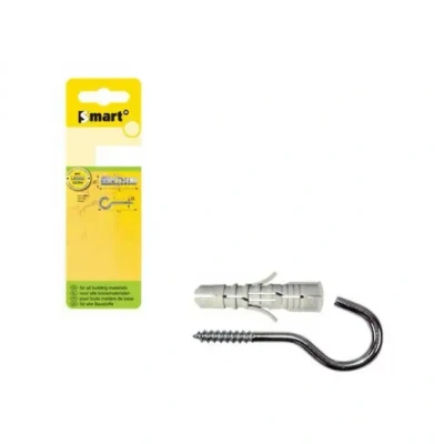 Afbeelding van pgb Europe SMART plug + schroefhaak Ø 6x30 NZN 10 st SM0PSHN0106060030H