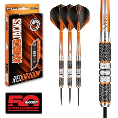 Afbeelding van RED DRAGON Amberjack 2: Steeltip Tungsten Dartpijlen Professioneel 21 gram