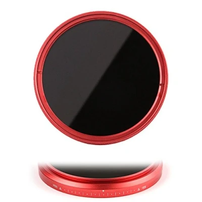 Afbeelding van Fotga ND filter, instelbare neutrale dichtheid, ND2 tot ND400, variabele filterset voor Canon Nikon Sony DSLR camera