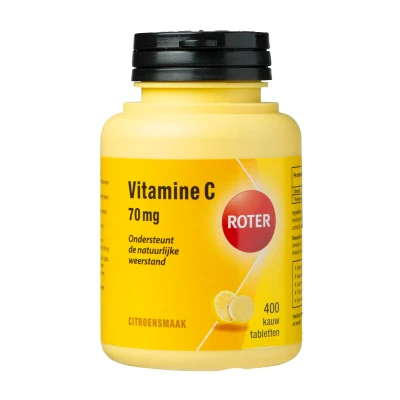 Afbeelding van Roter Vitamine C Tabletten Citroensmaak 400ST