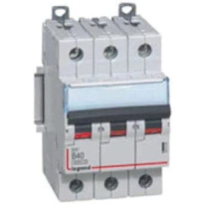 Afbeelding van Legrand autom dx3 6000a 10ka 3p d20 400v 3 modules 408090
