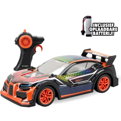 Afbeelding van Exost RC Fusion Bolt Streetcar 1:14 Auto incl. oplaadbare batterij Met licht en geluidseffecten