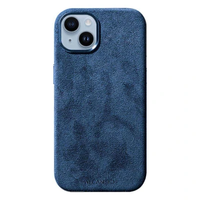Afbeelding van iPhone 15 Plus Alcantara Case Ocean blue