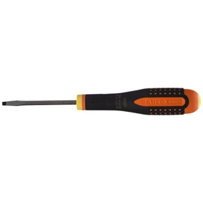 Afbeelding van Bahco Schroevendraaier ERGO™ driecomponentengreep doorlopend blad gleuf 0 6 mm x 3 5 75 retailverpakking SBE 8135TB