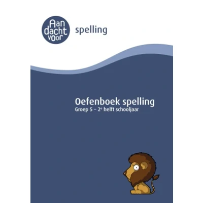 Afbeelding van Oefenboek Spelling groep 5 2e helft schooljaar