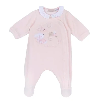 Afbeelding van Chicco Front AND LEG Opening Kruippakje voor kinderen, Maat: 50, Pink