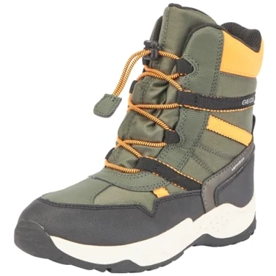 Afbeelding van Geox J SENTIERO BOY B ABX jongens Enkellaarsje, Military Orange, 25 EU
