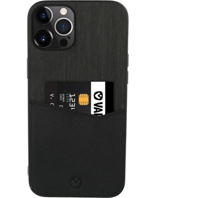 Afbeelding van Apple iPhone 13 Pro Max Hoesje Echt leder Valenta Hardcase/Backcover Zwart Telefoonhoesje