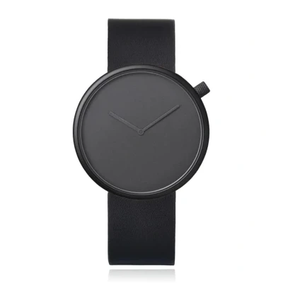 Afbeelding van LGT JWLS Minimalistisch Dameshorloge Grote Wijzerplaat van 40mm All Black