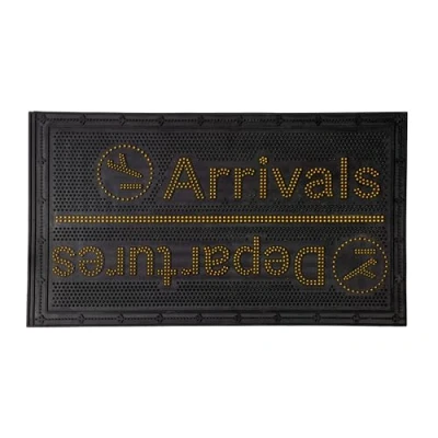 Afbeelding van Fisura Moderne kokosdeurmat met anti slip PVC rug. Originele handgeschilderde deurmat. Afmetingen: 70 cm x 40 cm. (Aankomsten)