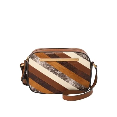 Afbeelding van Fossil LIZA Schoudertas, Dames, Maat: One Size, Stripes