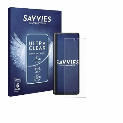 Afbeelding van Savvies Screenprotector voor Samsung Galaxy Z Fold 2 5G Folie Beschermfolie transparant (6 Stuks)
