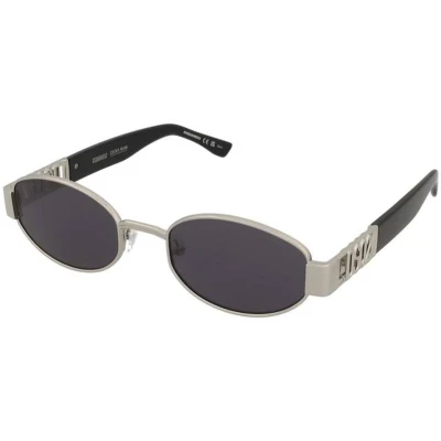 Afbeelding van Dsquared2 Uomo D2 0155/S 010/IR Occhiali da sole Metallo Palladio Grigio Rotonda Normale