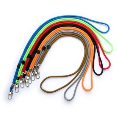 Afbeelding van trage.band® Lange verstelbare draagband/koord met karabijnhaak, set van 7 kleuren
