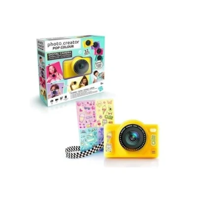 Afbeelding van Canal Toys Photo Creator Pop digitale camera gele kleur Inclusief 32GB SD kaart