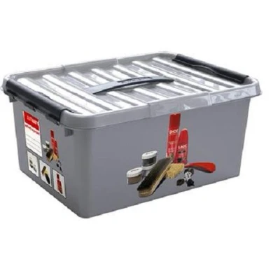 Afbeelding van SUNWARE Q Line Shoepolish Multibox + 1 Tray 15 Liter 40 x 30 18 cm grijs/zwart