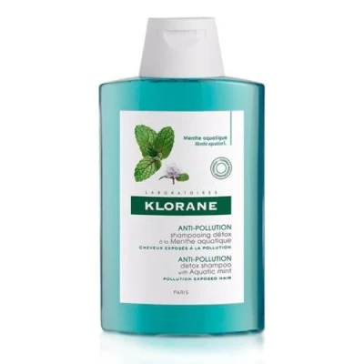 Afbeelding van Klorane Bio WATERMUNT Shampoo Normaal Haar Detox en Glans 200ml