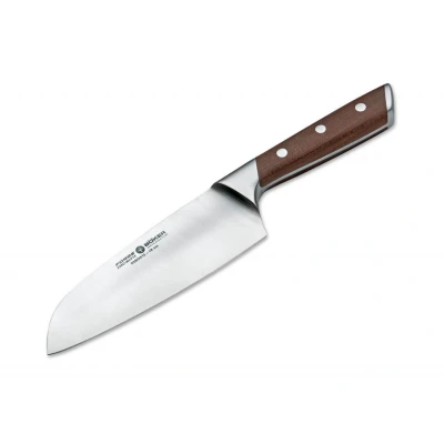 Afbeelding van Boker Forge Wood Santokumes 16cm Esdoornhout Ergonomisch