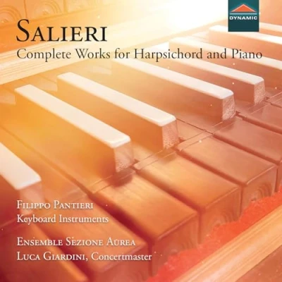 Afbeelding van Filippo Pantieri, Ensemble Sezione Aurea Salieri: Complete Works For Harpsichord &amp; Piano (CD)