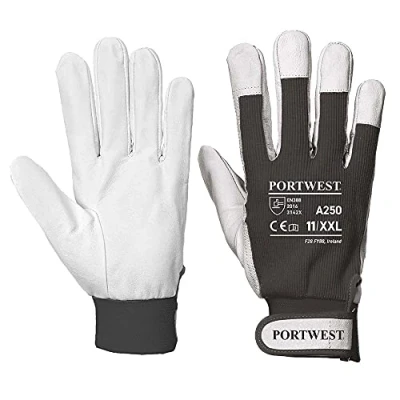 Afbeelding van Portwest A250 Tergsus Handschoen, Normaal, Grootte 2XL, Zwart