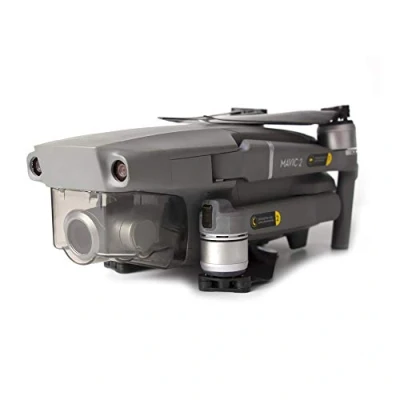 Afbeelding van DR1 Beschermende lensdop voor DJI Mavic 2 Zoom Drones, stof en krasbestendig, biedt volledige bescherming tijdens het dronetransport Transparant