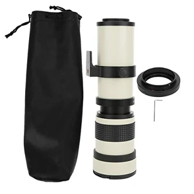 Afbeelding van handmatige Zoom Super telelens, wit 420 800 mm diafragma F / 8.3 16 Volledig scherpstelling Telescoop telelens voor EF S vattingcamera