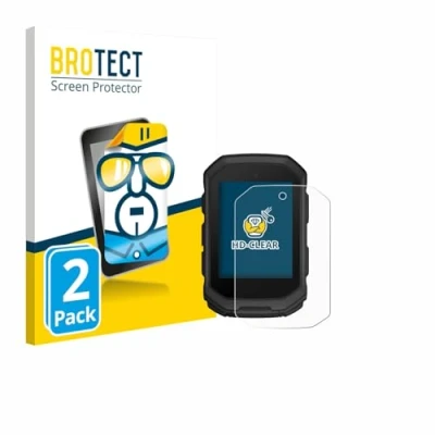 Afbeelding van BROTECT Screenprotector voor Garmin Edge MTB Folie Beschermfolie transparant (2 Stuks)