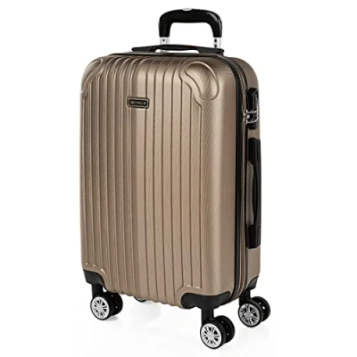 Afbeelding van ITACA Bagage Cabine 55x35x25 Stijlvolle Valise 55x40x20, Valise, Grande Taille, Valises T71550, Champagne