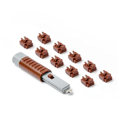 Afbeelding van Smart Keeper Essential RJ45 Port Lock (10x) + Key Basic (1x) Bruin