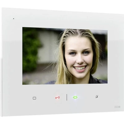 Afbeelding van m e modern electronics VDV 807 Binnenunit voor Video deurintercom Kabelgebonden Wit