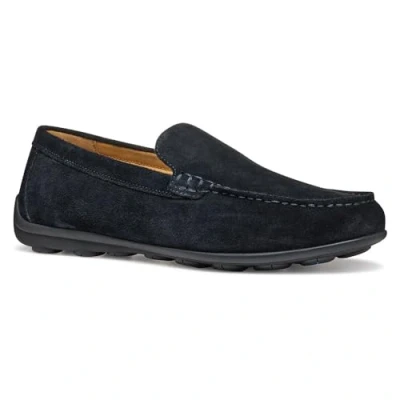 Afbeelding van Geox Spherica Mocassins, Heren, Maat: 46, Dark navy Kalfsleer