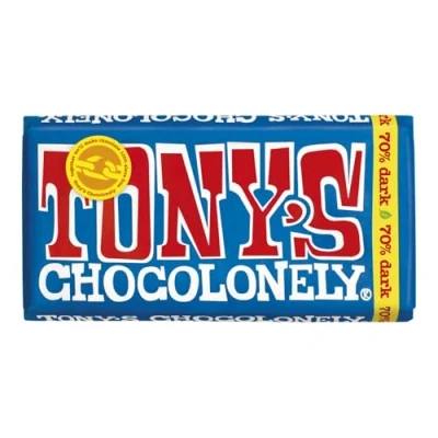 Afbeelding van Tony&#039;s 70% Puur 15 Repen