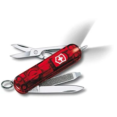 Afbeelding van Victorinox Signature Lite 0.6226.T Zwitsers zakmes Aantal functies 7 Rood (transparant)