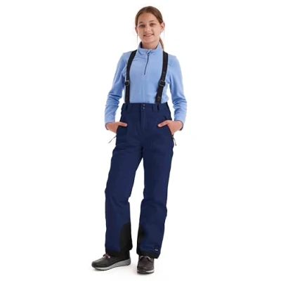 Afbeelding van killtec Skibroek voor meisjes met afritsbare slab en randbescherming Girls 242, donker marineblauw, 128, 43402 000
