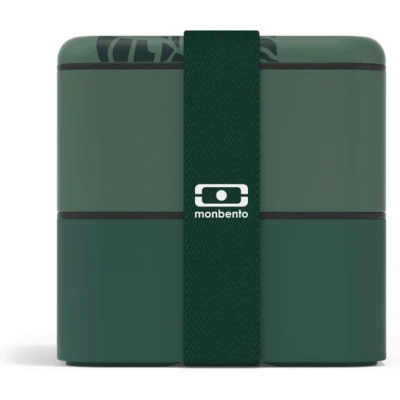 Afbeelding van Monbento Bento Square Graphic Jungle zielony