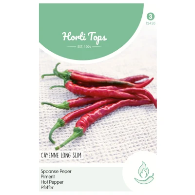Afbeelding van Peper Cayenne long slim, Spaanse lange rode