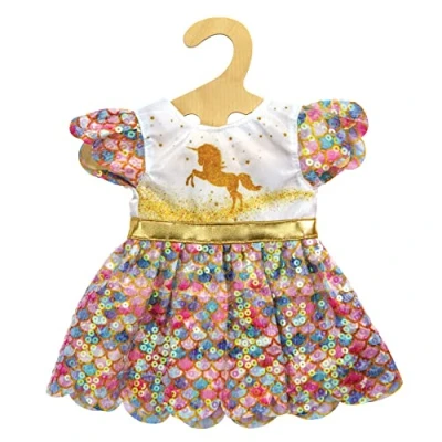Afbeelding van Heless Poppenjurk Unicorn Goldy, 28 35 cm