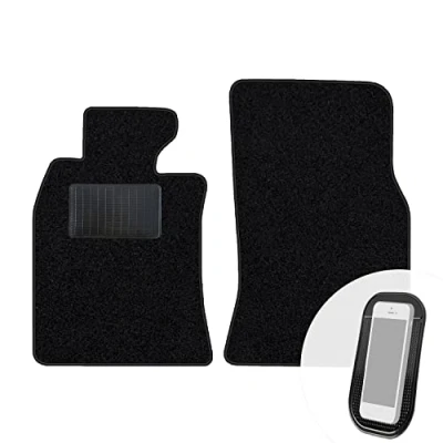 Afbeelding van moto MOLTICO Automatten Velours Autofrontmat Set van 2 Matten Voor de Voorkant Auto Bijpassend MINI Cooper 2006 2013