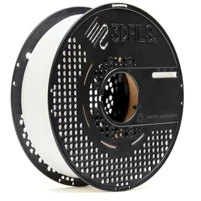 Afbeelding van 3DFILS Neat Winding esFil PLA Max Filament voor 3D printers, 1,75 mm, 1 kg, wit