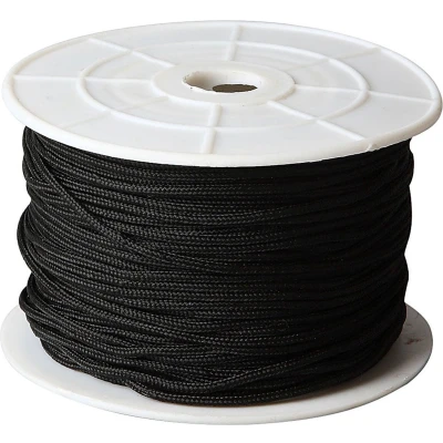 Afbeelding van Creotime polyester koord zwart 50 meter 2 mm